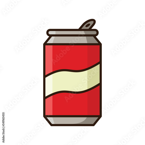 soda can icon vector design template in white background