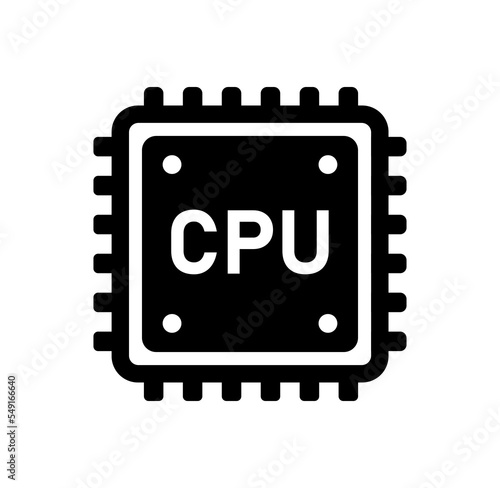 Plakat Computer CPU icon illustration / png 