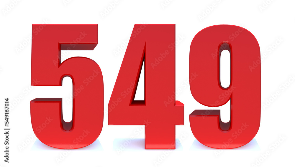 549 number 549 number