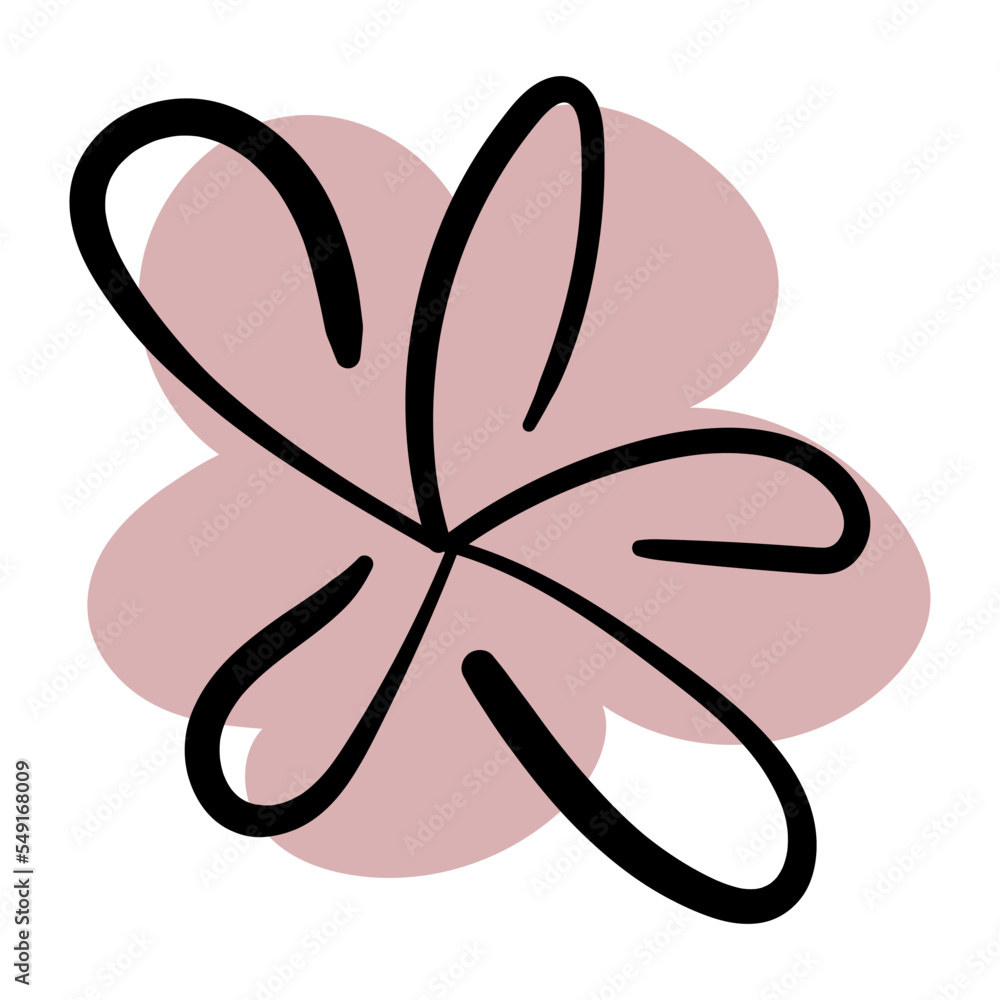 Fototapeta premium Blossom Shape element
