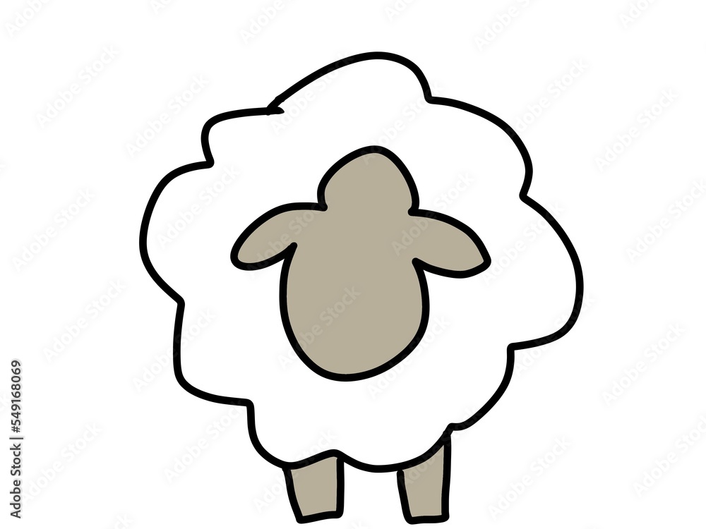 cartoon sheep illustration cartoon sheep illustration