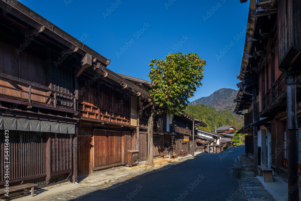 秋の 中山道 妻籠宿(長野県 南木曽町)
秋の 中山道 妻籠宿(長野県 南木曽町)