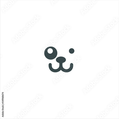 Dog logo Design Vector Template. Dog icon logo vector