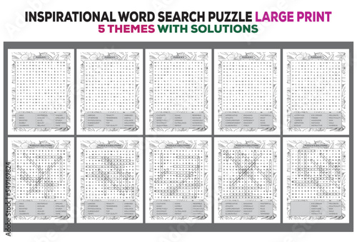 Inspirational Word Search Puzzle