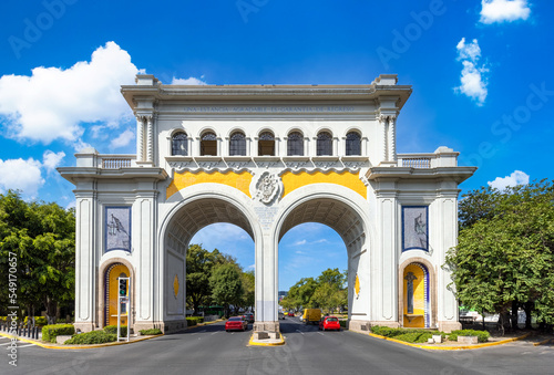 Mexico Guadalajara monument Arches of Guadalajara Arcos Vallarta near historic city centre