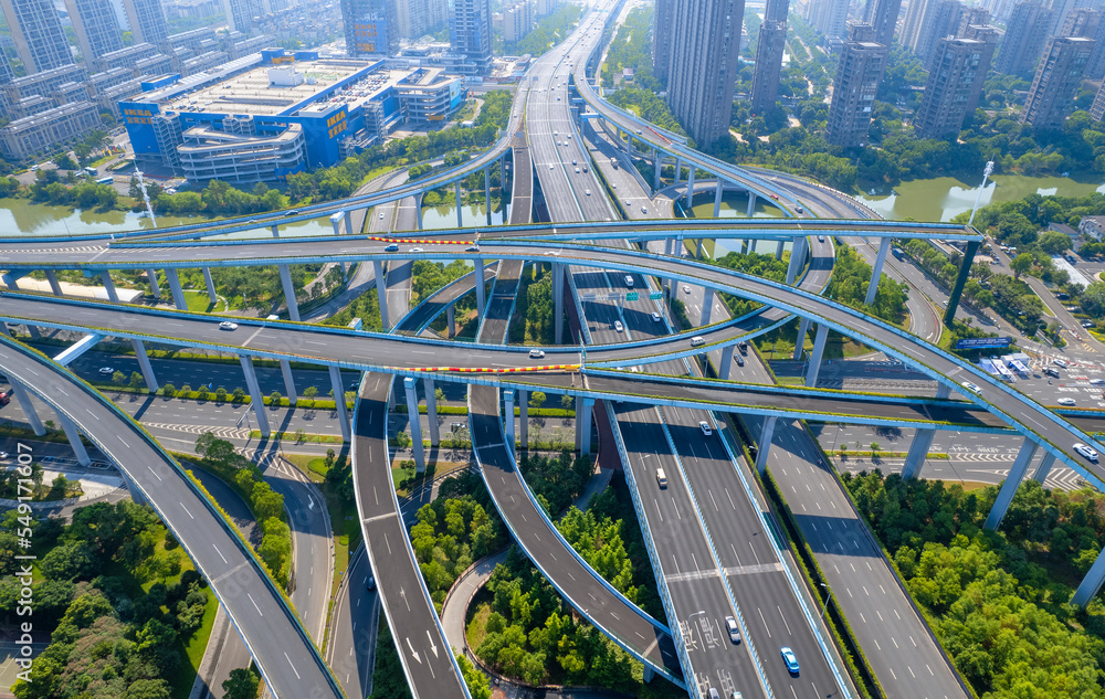 Dongyuan overpass, Ningbo, Zhejiang province, China Dongyuan overpass, Ningbo, Zhejiang province, China
