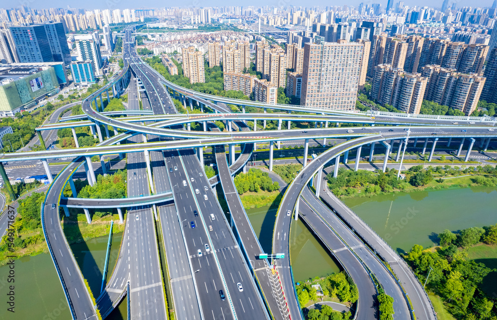 Dongyuan overpass, Ningbo, Zhejiang province, China