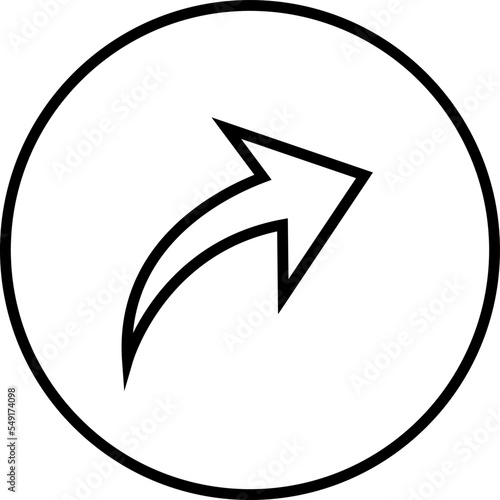 refresh icon button, editable arrow icon with black and white style, Arrows icons. Web page and mobile application forward refresh and return symbols, Right arrow icon outline, and linear vector. repl