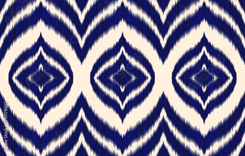 Royal luxurious ancient Ikat patterns. Geometric ethnic tribal vintage retro style. Fabric textile ikat seamless pattern. Indian African Asian navajo Aztec ikat print vector abstract background.