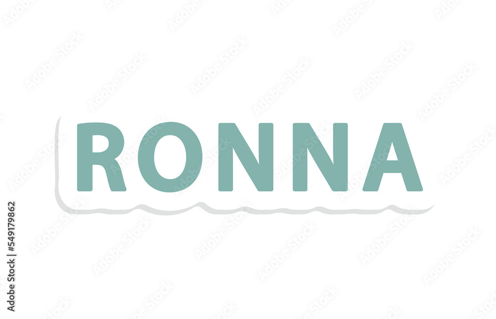Ronna, prefix from metric system sticker