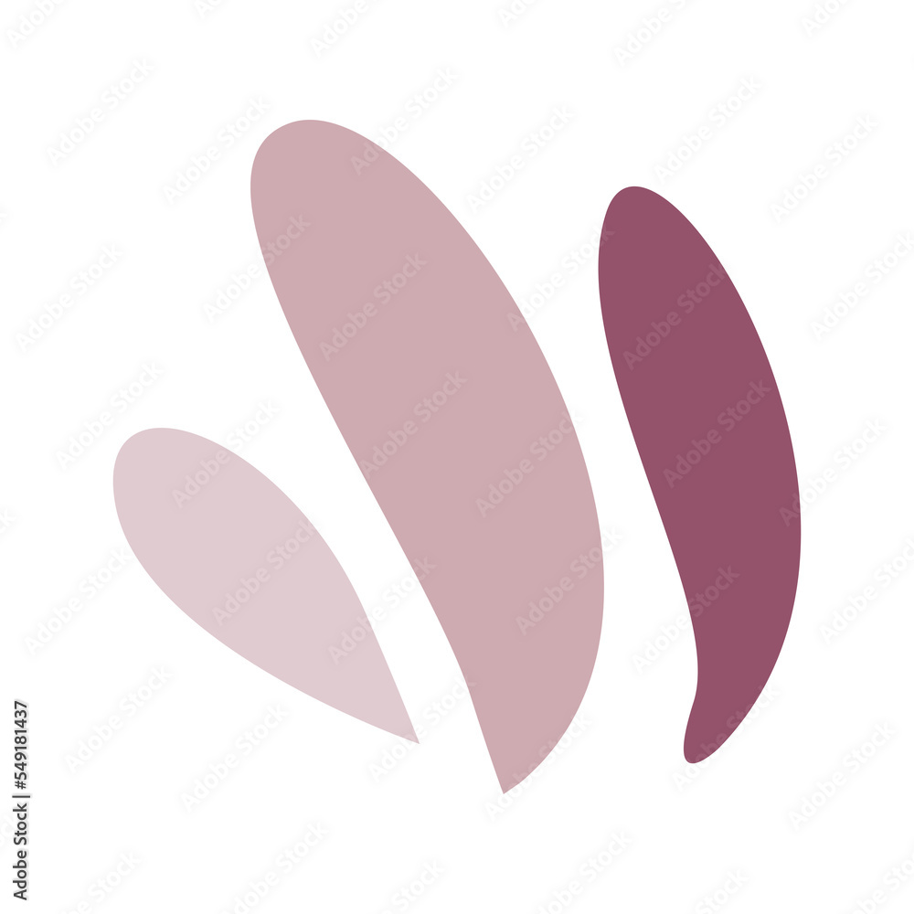 Leaf in trendy illustration design Leaf in trendy illustration design
