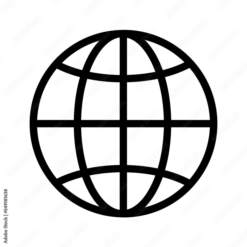 thin line sharp icon / world, earth, network, map / png ( background transparent ) thin line sharp icon / world, earth, network, map / png ( background transparent )
