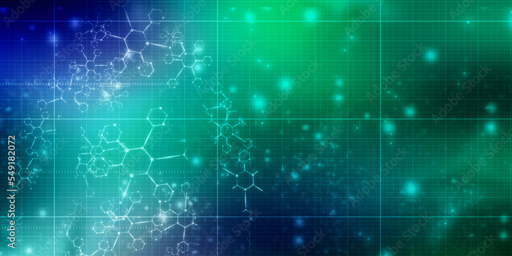 2D illustration medical structure background 2D illustration medical structure background