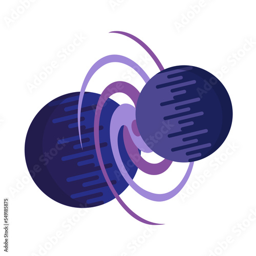 Two Planets Collide in Galaxy