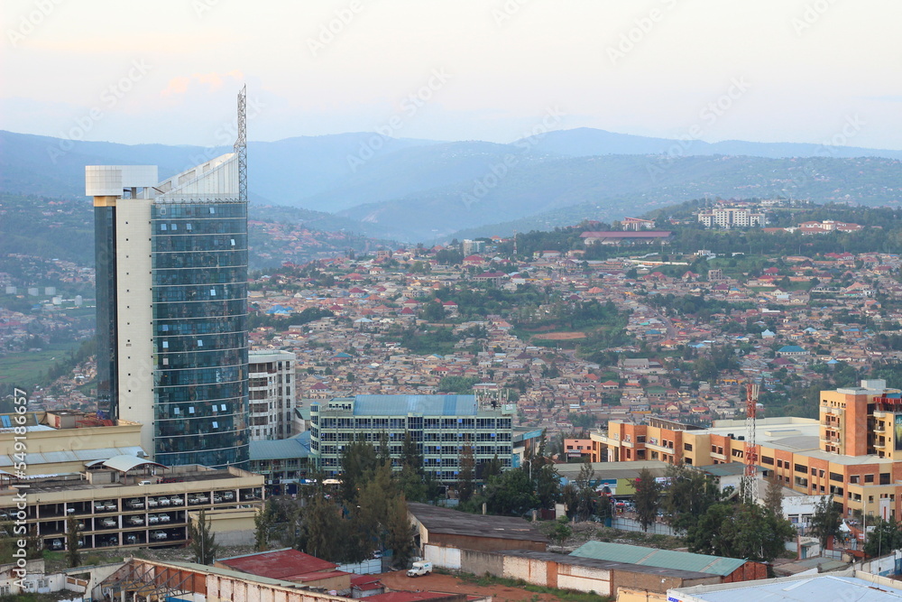 Obraz premium Various and wonderful pictures of crafts and landscapes from Rwanda