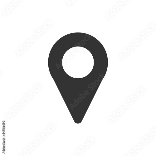 Target pointer icon. Point n navigation background vector ilustration.