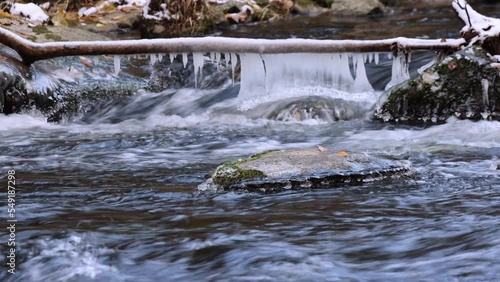 Die Bode im Winterkleid Harz