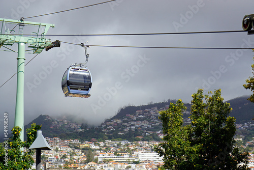 cable car on madeira island