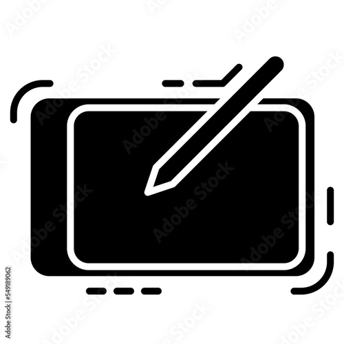 tablet drawing icon