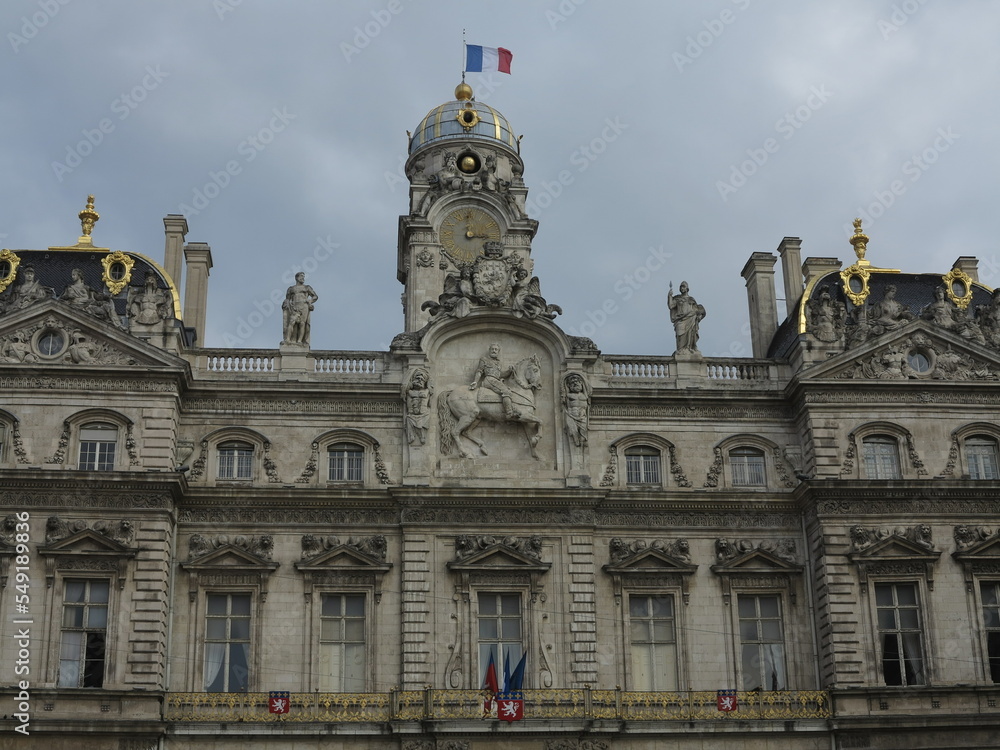 City hall of the City of Lyon - Place des terreaux - Lyon - Rhone - Auvergne-Rhone-Alpes - France