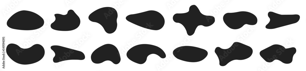Abstract blotch shape. Liquid shape elements. Vector illustration. Graphic element. EPS 10. Abstract blotch shape. Liquid shape elements. Vector illustration. Graphic element. EPS 10.