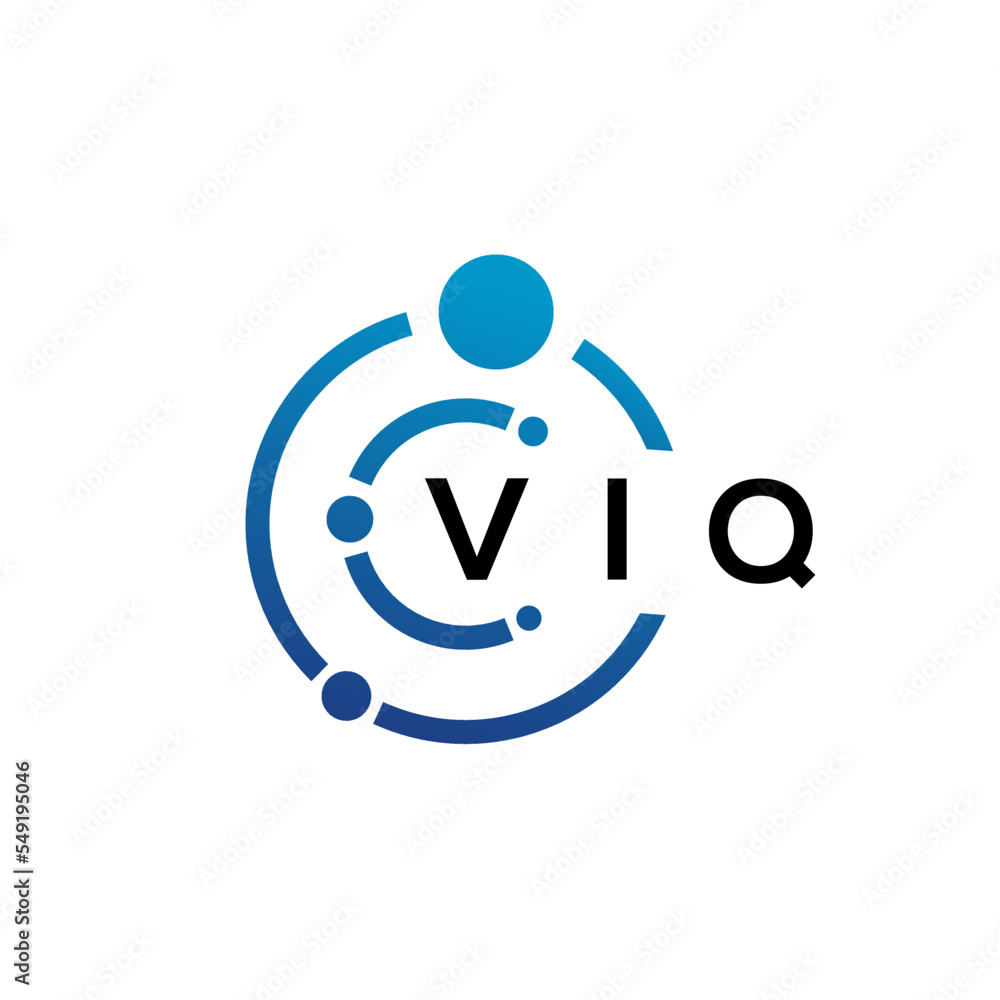 VIQ letter technology logo design on white background. VIQ creative initials letter IT logo concept. VIQ letter design. VIQ letter technology logo design on white background. VIQ creative initials letter IT logo concept. VIQ letter design.