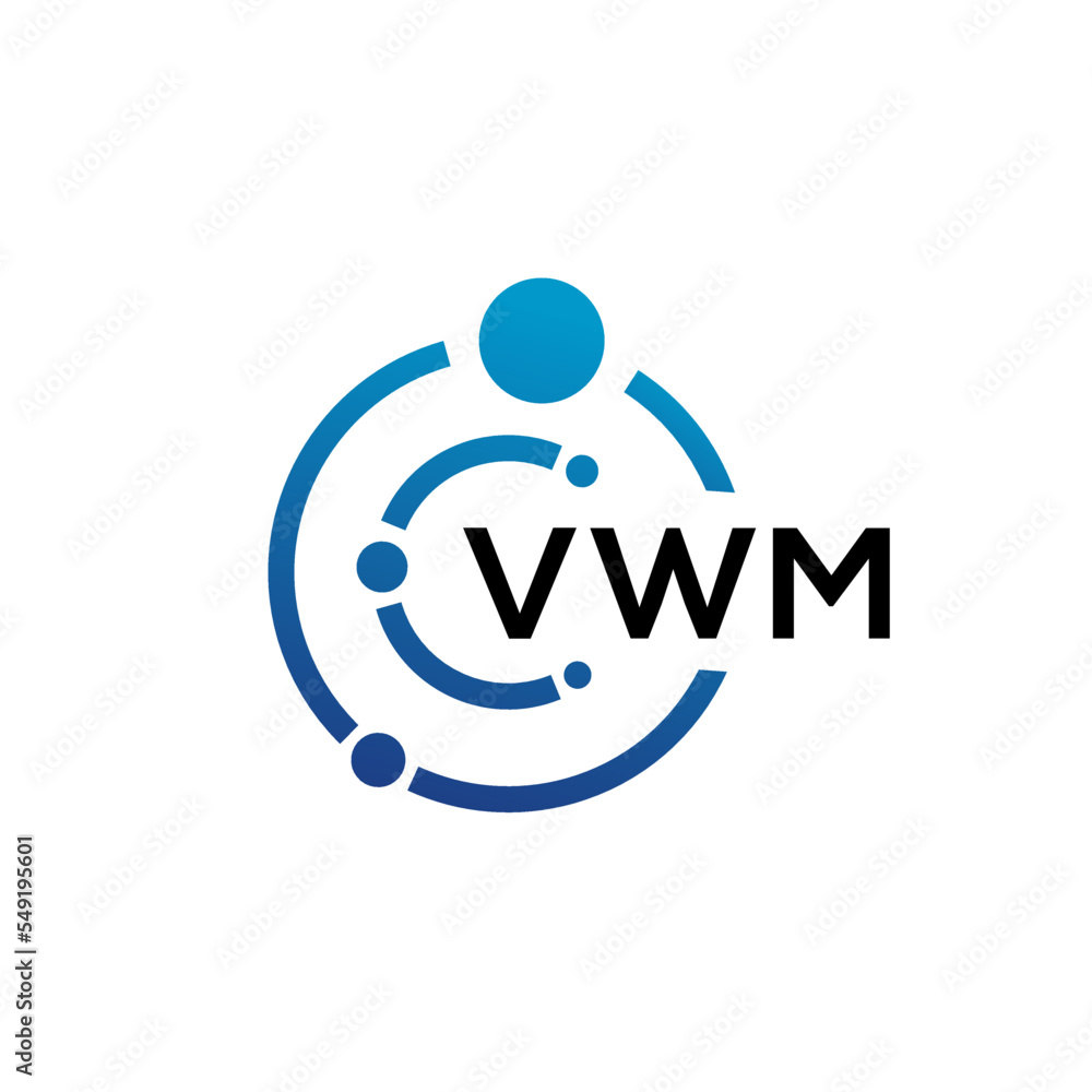 VWM letter technology logo design on white background. VWM creative initials letter IT logo concept. VWM letter design. VWM letter technology logo design on white background. VWM creative initials letter IT logo concept. VWM letter design.