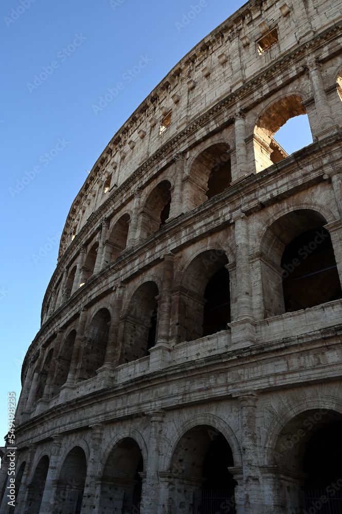 Détail du Colisée de Rome