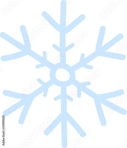 Christmas snowflake weather emoji