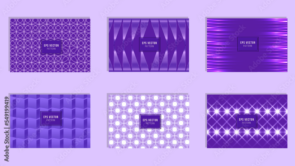 Blue Design Presentation Template Seamless Pattern Background for ...