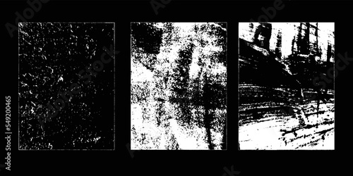 Grunge Urban Backgrounds set.Texture Vector.Dust Overlay Distress Grain ,Simply Place illustration over any Object to Create grungy Effect .abstract,splattered , dirty, texture for your design.  © miloje