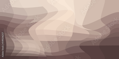 Coffee-milk gradient of quadrangles. Colorful abstract gradient consisting of rectangles. Spectral dynamic background of square shape. Geometric collection. Vector.