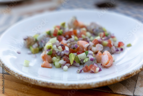 A Plate of Fresh Mexican Sh...