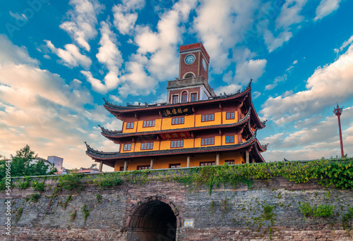 The Drum Tower in Ningbo, China photo