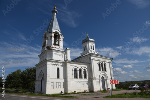 An old Russian church in the City of Volkhov.