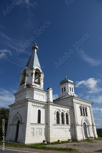 An old Russian church in the City of Volkhov.