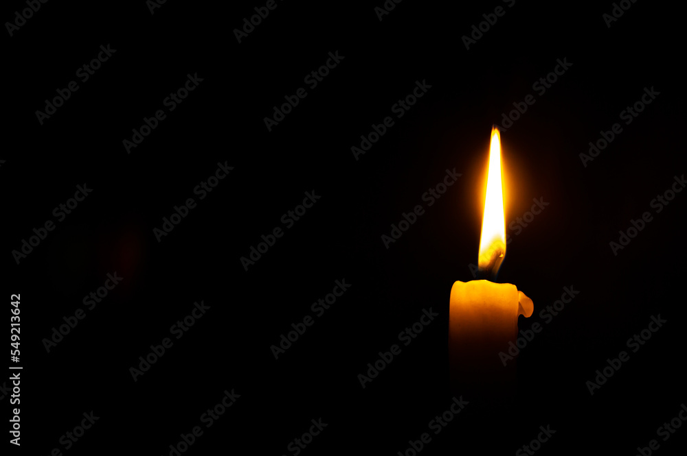 candle light on black background candle light on black background
