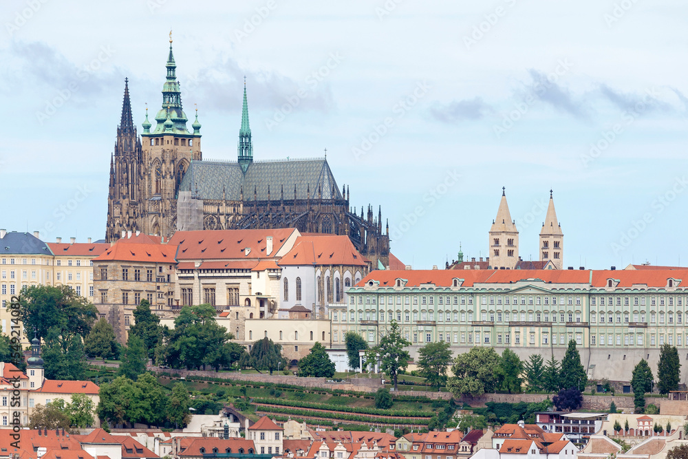 Saint Vitus Cathedral In The Castle Complex, Prague, Czech Republic
