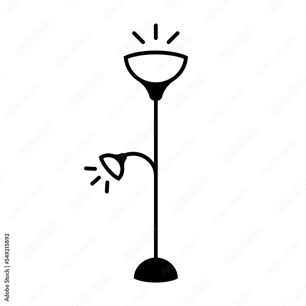 Icon of a floor lamp Icon of a floor lamp