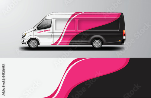 Car Wrap Van Design Vector