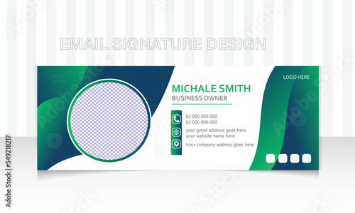  social media cover and email signature design templates 