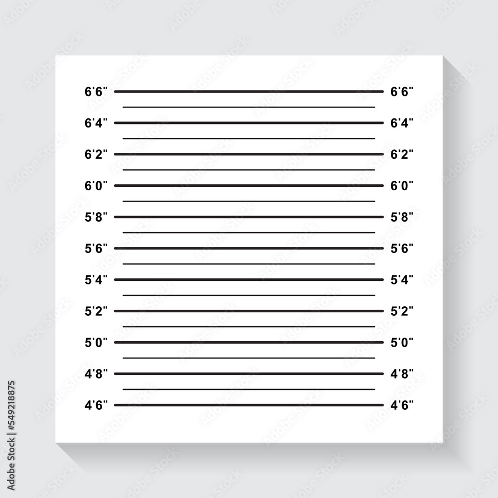 Mugshot, police lineup icon vector isolated on white background Mugshot, police lineup icon vector isolated on white background