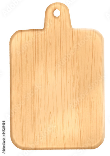  Wood Cutting Board with Handle Wooden Chopping Board. wooden Kitchen tool element png clip art.