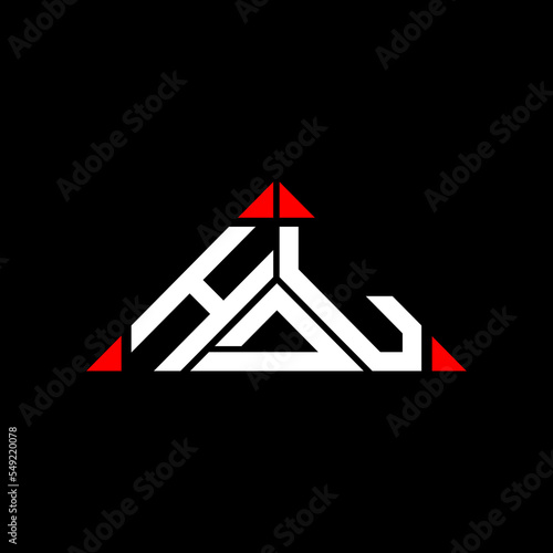 HDL letter logo creative design with vector graphic, HDL simple and modern logo.