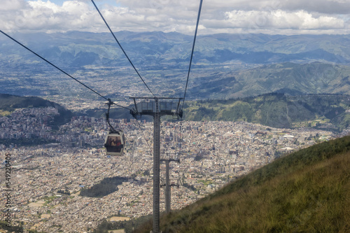 Quito cable car, Pichincha Province, Ecuador