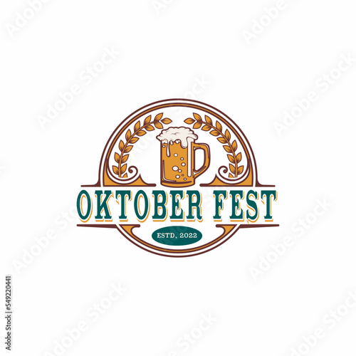 modern vintage brewer logo design inspiration, with luxury badge template vector eps 10