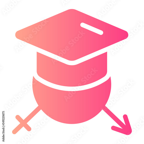 sex education gradient icon