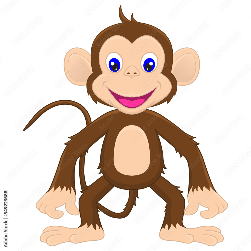 Obraz premium Monkey cartoon