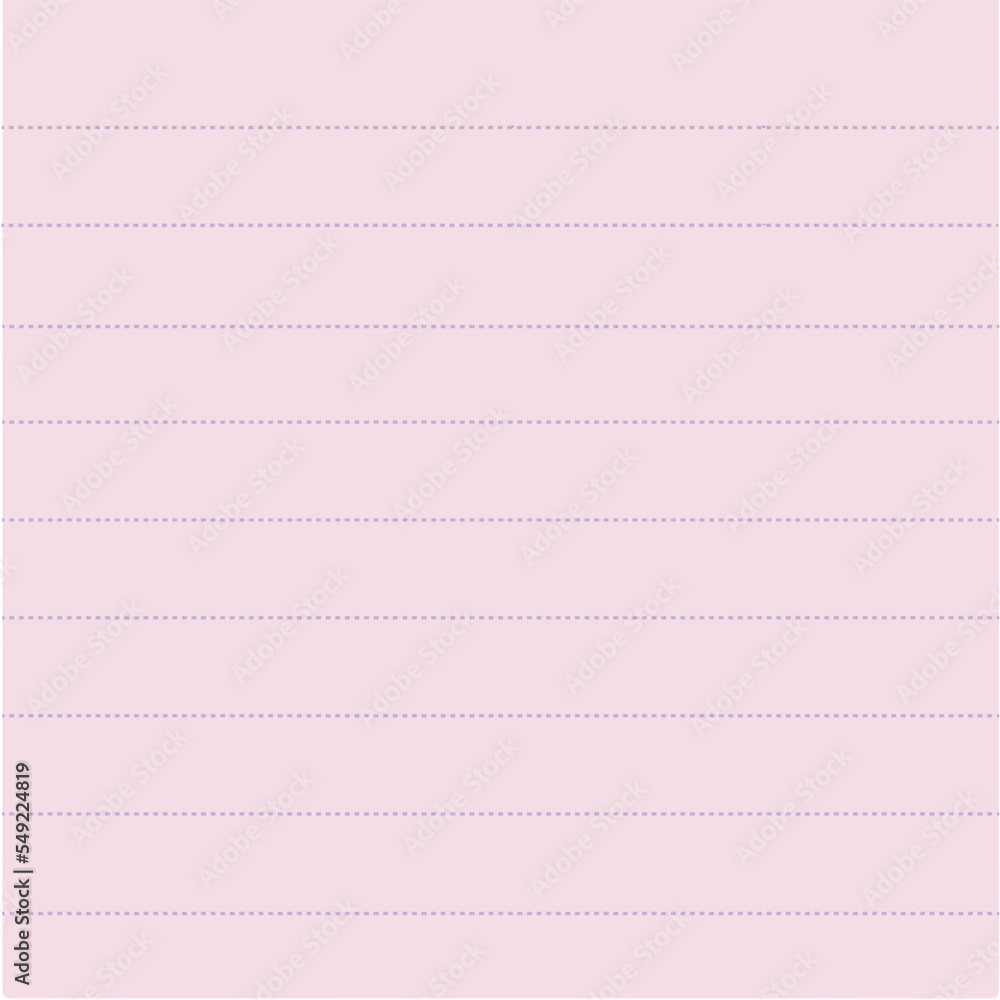 illustration Pink line dot memo pad illustration Pink line dot memo pad