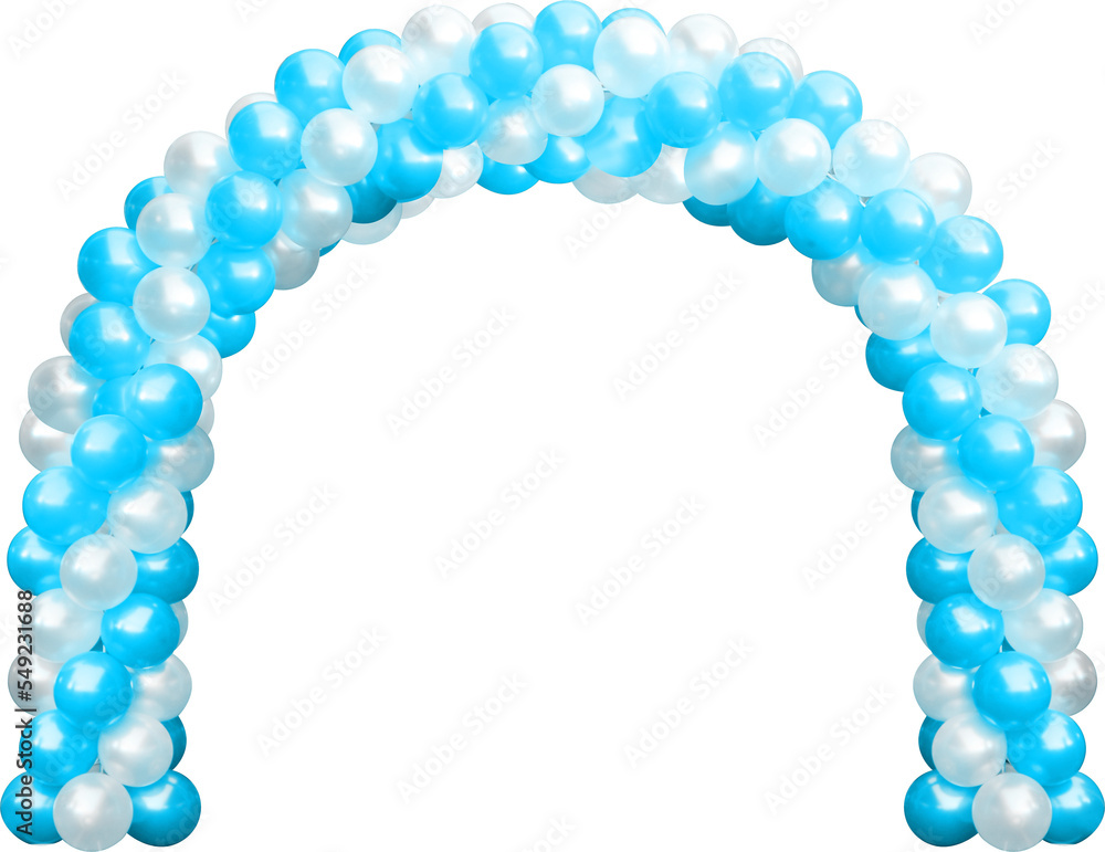 balloon arch, blue balloons for decorate the arch of event balloon arch, blue balloons for decorate the arch of event